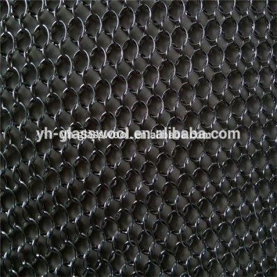 Stainless steel chain mail curtain